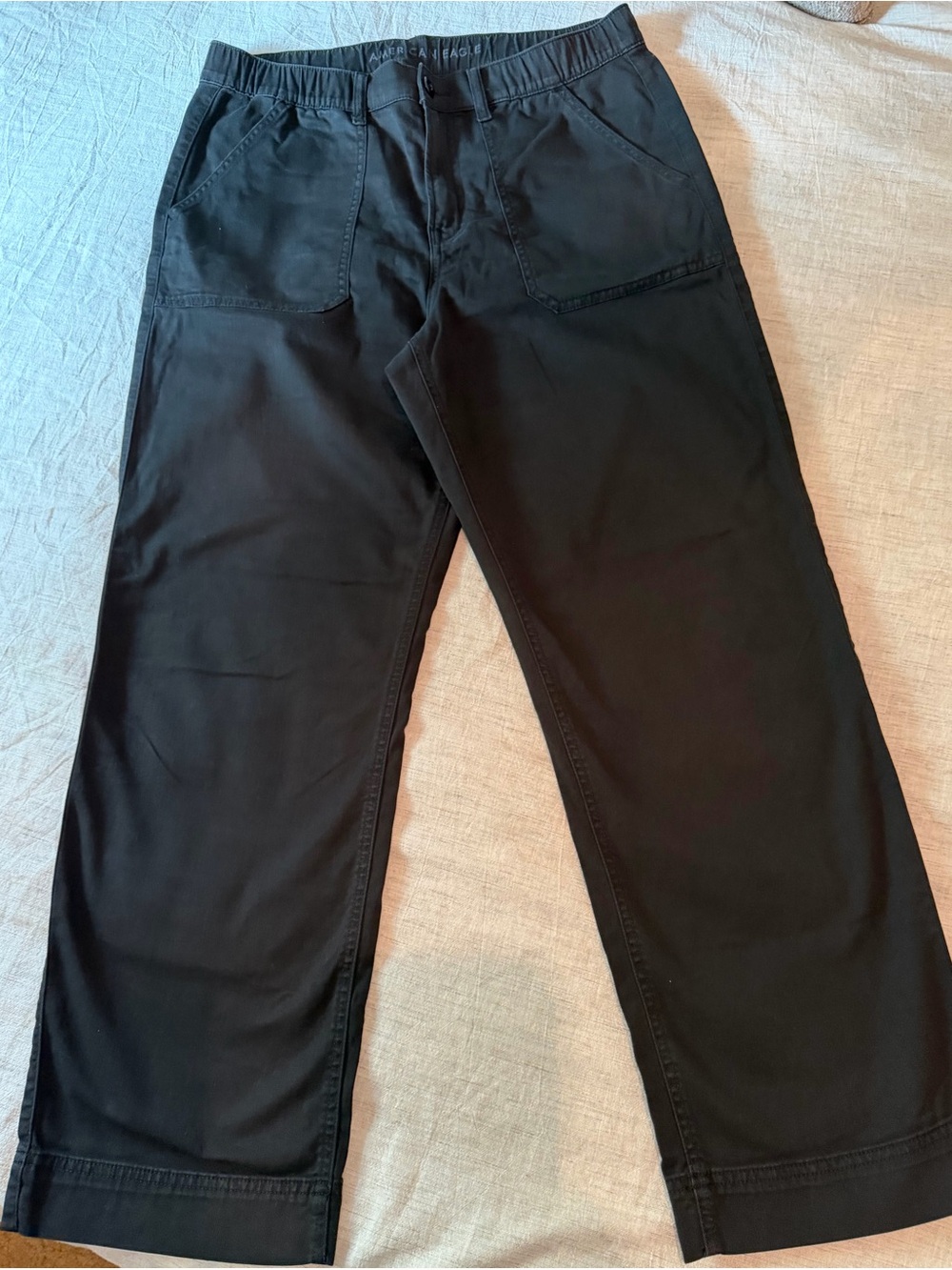 American Eagle Outfitters Wide Leg Black Women's Pants